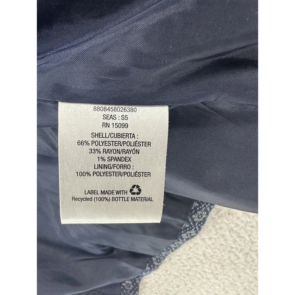 Metaphor Assymetrical Zip Up Raw Hemline 2 Zipper Front Pockets XL Pre-Owned - Picture 8 of 11